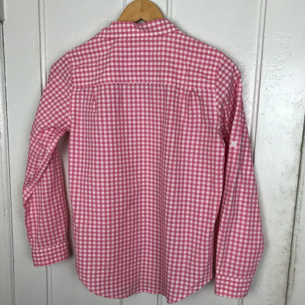 the children’s place : size : Girl’s 14 : barbiecore button up plaid flannel